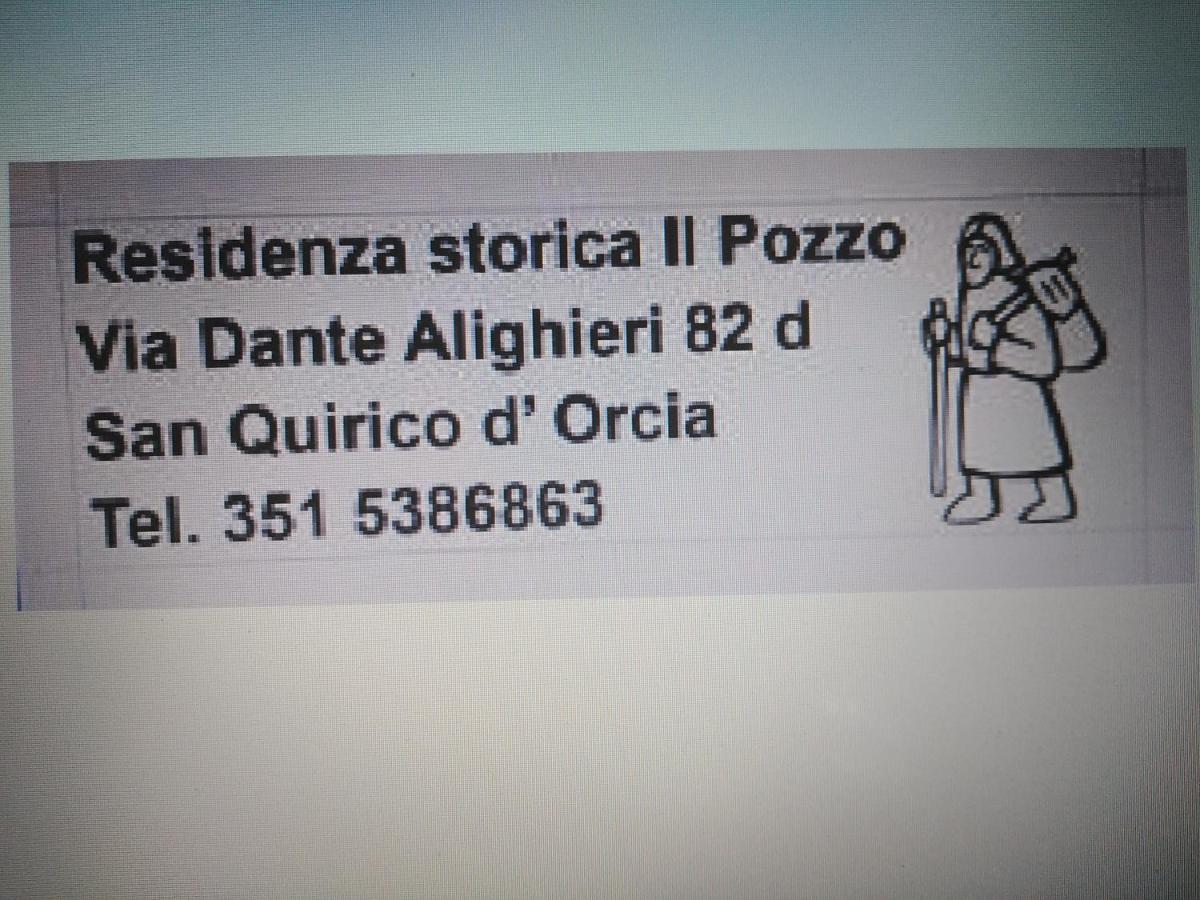 Residenza Storica Il Pozzo Apartman San Quirico dʼOrcia Kültér fotó